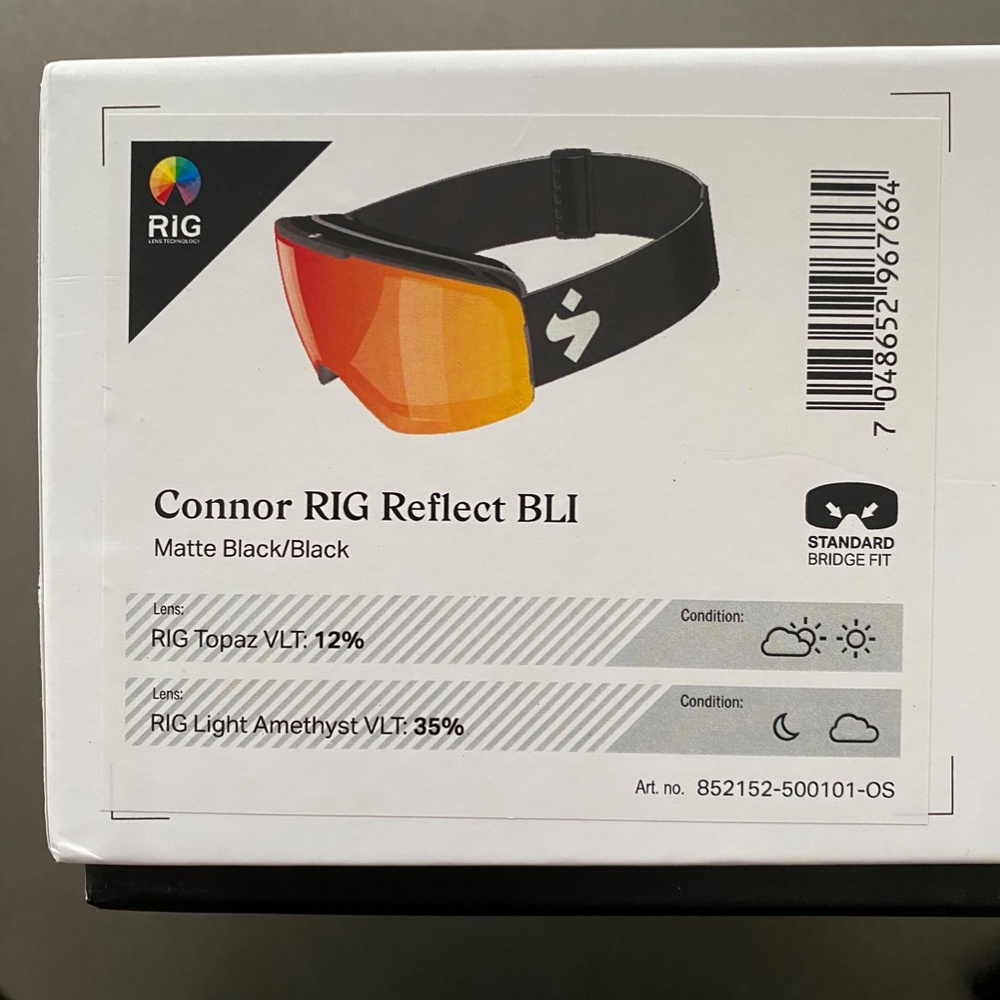 Sweet Protection Connor RIG® Reflect Goggles with Extra Lens - NWT - Picture 4 of 16